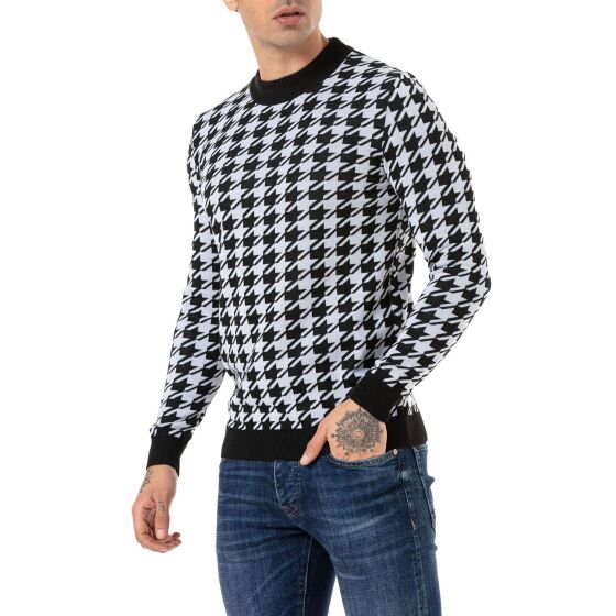 Red Bridge Herren Strickpullover Pullover Schwarz M