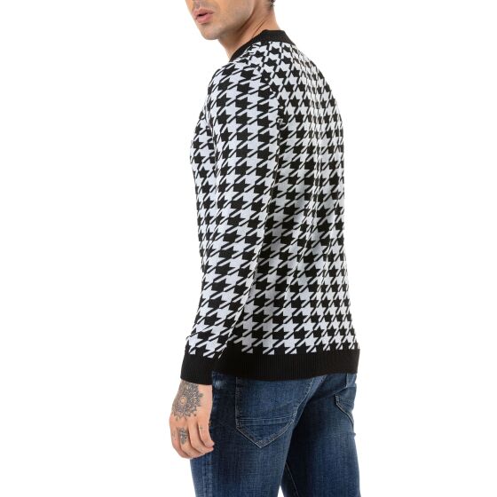 Red Bridge Herren Strickpullover Pullover Schwarz M