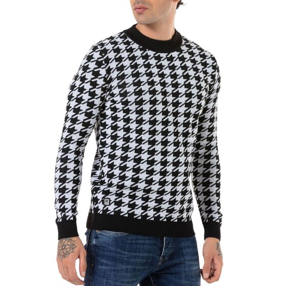 Red Bridge Mens Knit Jumper Jumper Black M