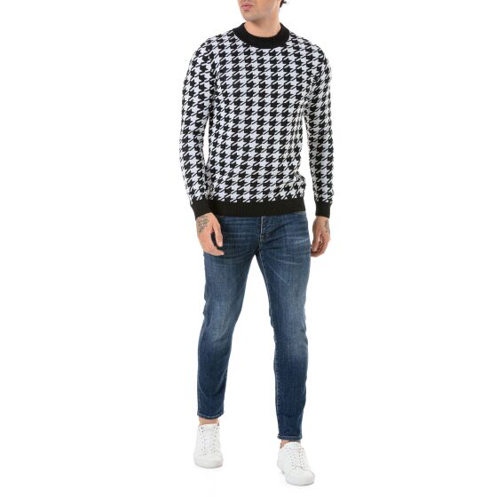 Red Bridge Mens Knit Jumper Jumper Black M