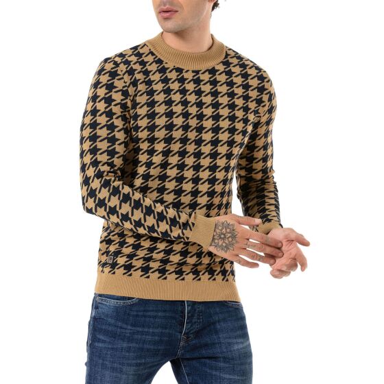 Red Bridge Herren Strickpullover Pullover Caramel XXL