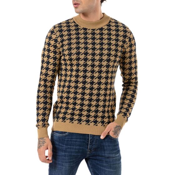 Red Bridge Herren Strickpullover Pullover Caramel XXL