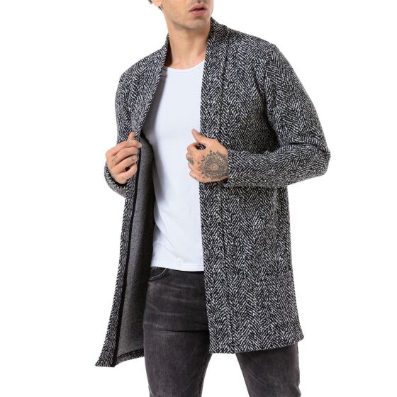 Red Bridge Mens Cardigan Jacket Sweat Jacket