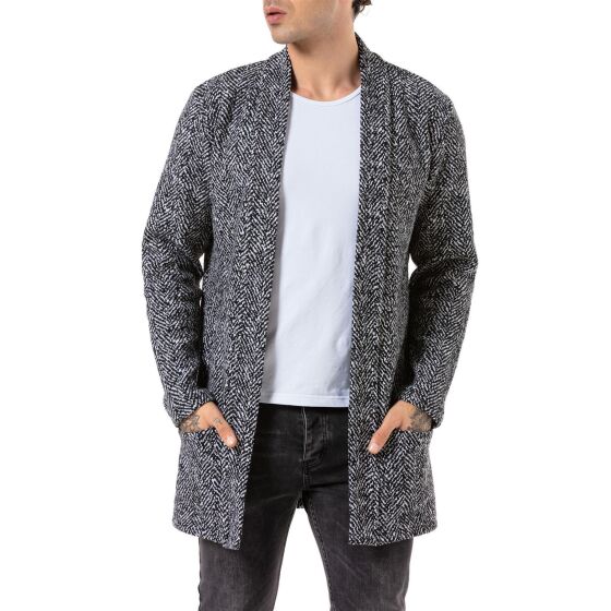 Red Bridge Mens Cardigan Jacket Sweat Jacket