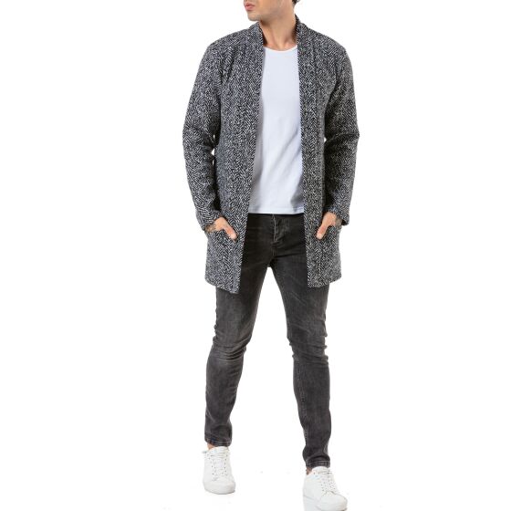 Red Bridge Mens Cardigan Jacket Sweat Jacket