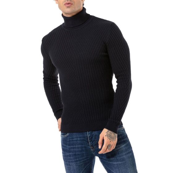 Red Bridge Mens sweater turtleneck knit sweater