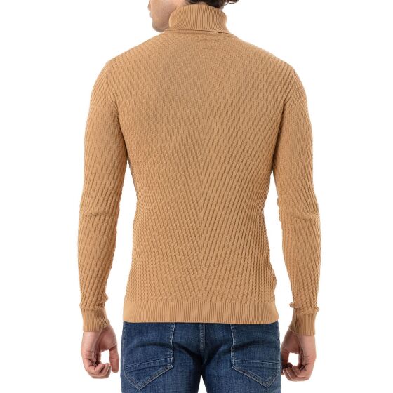 Red Bridge Mens sweater turtleneck knit sweater