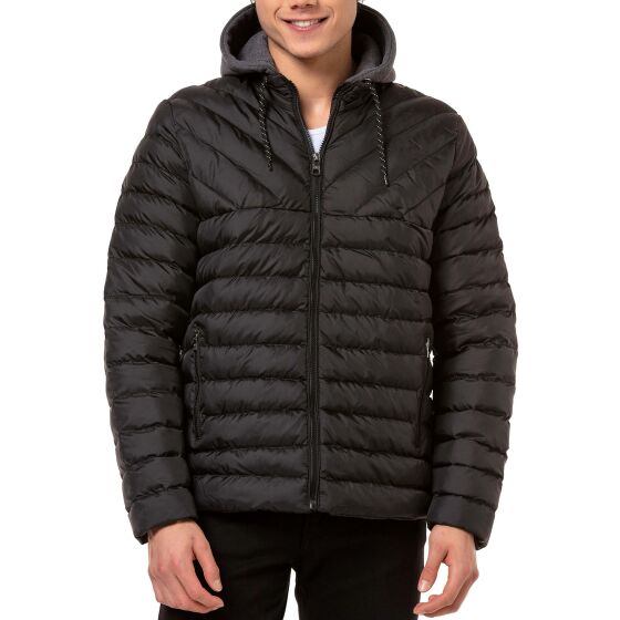 Red Bridge Mens Jacket Quilted jacket with hood