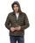 Red Bridge Mens Jacket Quilted jacket with hood