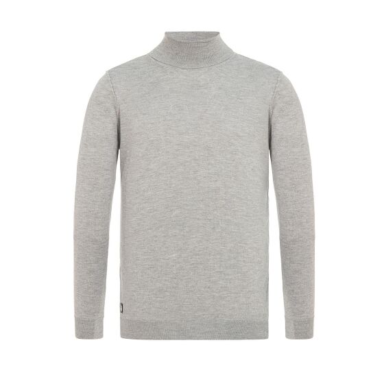 Red Bridge Mens knit sweater turtleneck sweater fine knit gray M