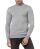 Red Bridge Herren Strickpullover Rollkragen Pullover Feinstrick Grau M