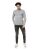 Red Bridge Mens knit sweater turtleneck sweater fine knit gray M