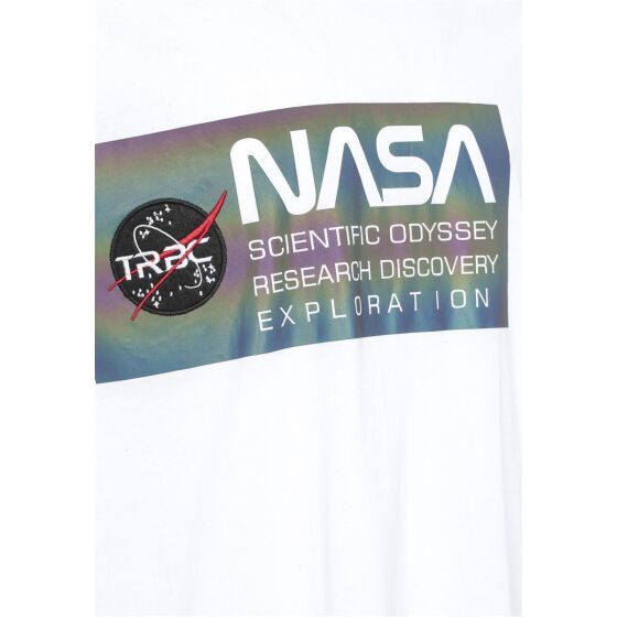 Red Bridge Herren T-Shirt und Shorts Jogginganzug Kurze Hose Set Rainbow NASA Logo