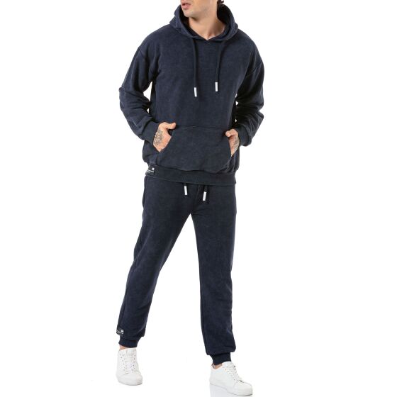 Red Bridge Herren Jogginganzug Sweat Suit Set Kapuzenpullover und Hose