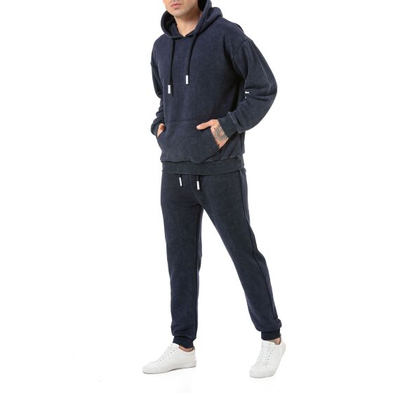 Red Bridge Herren Jogginganzug Sweat Suit Set Kapuzenpullover und Hose