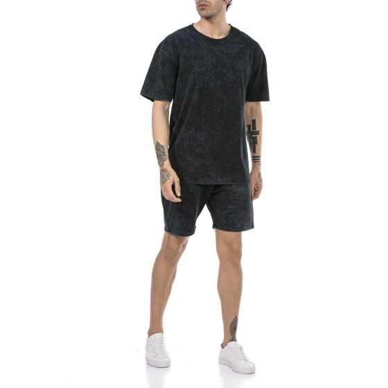 Red Bridge Mens Clouds T-Shirt and Shorts Set