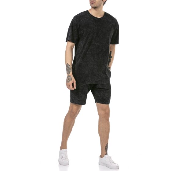 Red Bridge Mens Clouds T-Shirt and Shorts Set