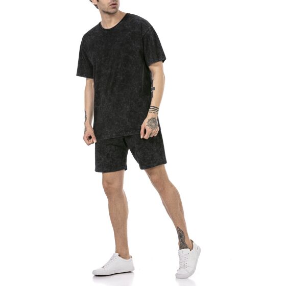 Red Bridge Mens Clouds T-Shirt and Shorts Set