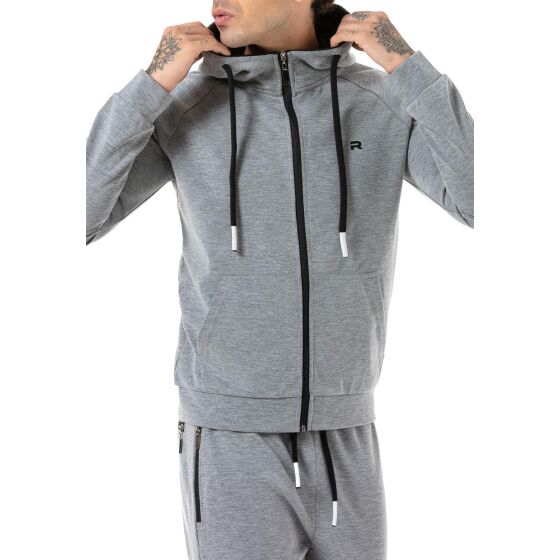 Red Bridge Mens Tracksuit Sweat Jacket and Pants Set