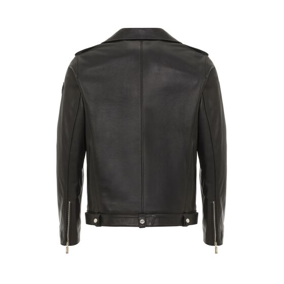 Red Bridge Herren Jacke Bikerjacke Lederjacke Brando Echtleder Schwarz 3XL