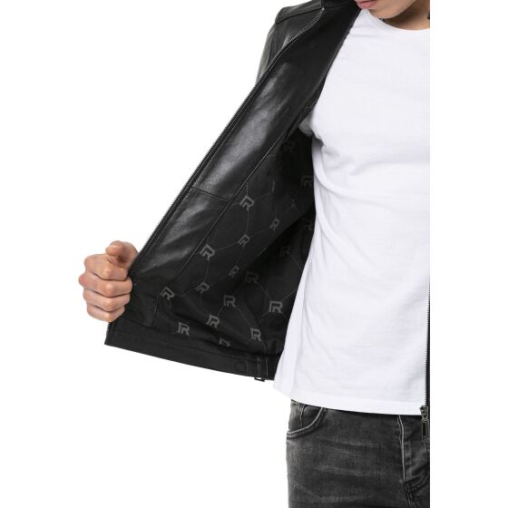 Red Bridge Mens Leather Jacket Real leather biker jacket