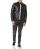 Red Bridge Mens Leather Jacket Genuine Leather Biker Jacket Black S