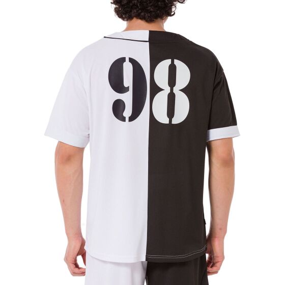 Red Bridge Herren T-Shirt Baseball Trikot Schwarz-Weiß S