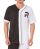Red Bridge Mens T-Shirt Baseball Jersey Black-White S
