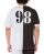 Red Bridge Mens T-Shirt Baseball Jersey Black-White S