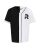 Red Bridge Mens T-Shirt Baseball Jersey Black-White S
