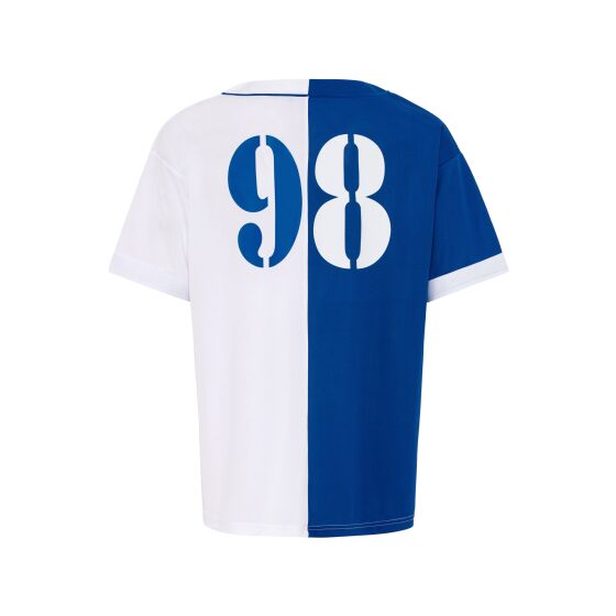 Red Bridge Mens T-Shirt Baseball Jersey Saxe Blue-White XXL