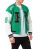 Red Bridge Herren Sweatjacke Collegejacke GrünEcru XL