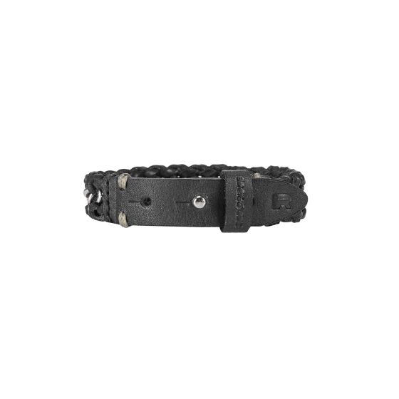 Red Bridge Armband Kunstleder Schwarz