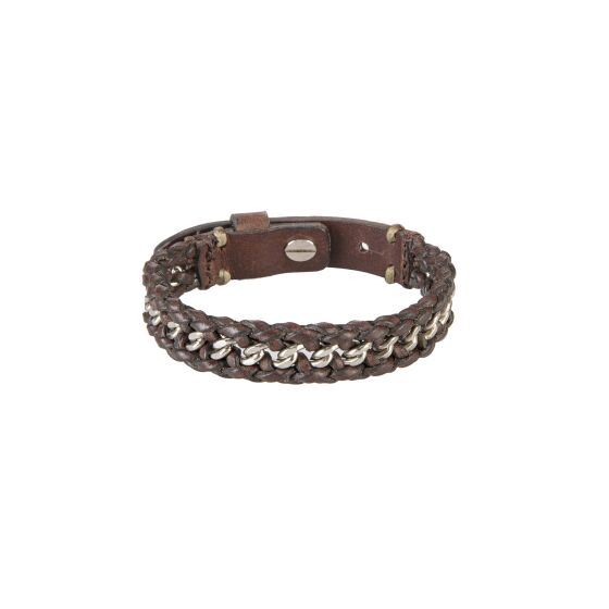 Red Bridge Armband Kunstleder Braun