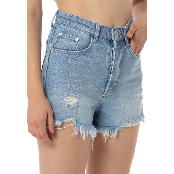 Red Bridge WoMens Frayed Shorts