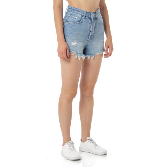 Red Bridge WoMens Frayed Shorts