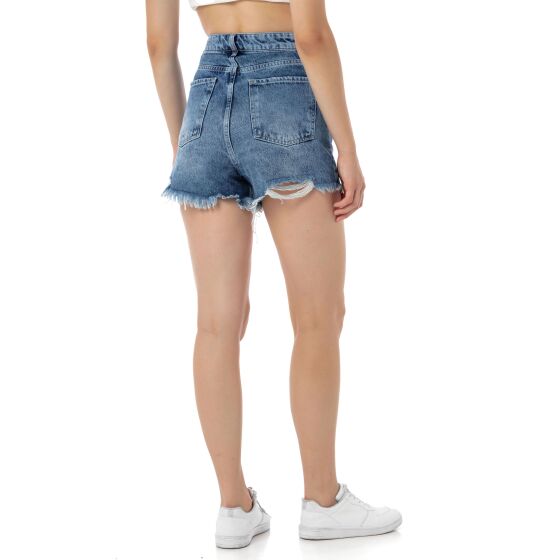 Red Bridge WoMens Frayed Shorts