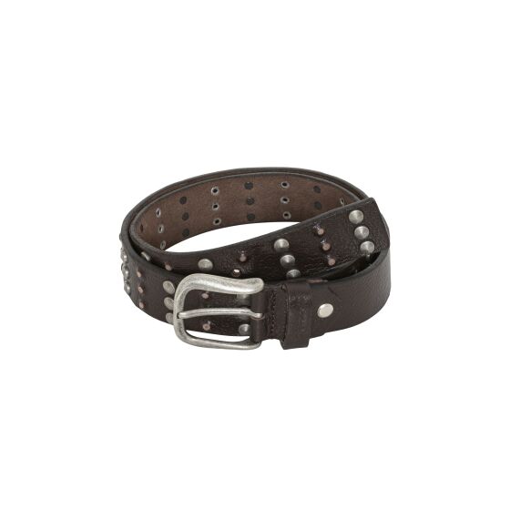 Redbridge Mens genuine leather belt with studs Studded belt