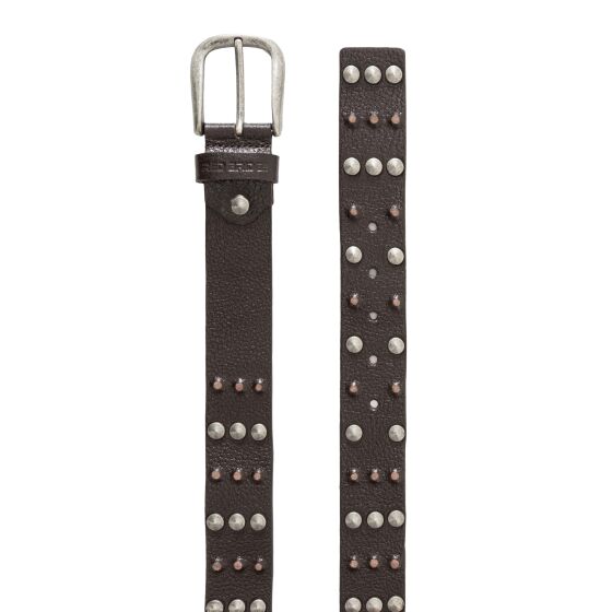 Redbridge Mens genuine leather belt with studs Studded belt