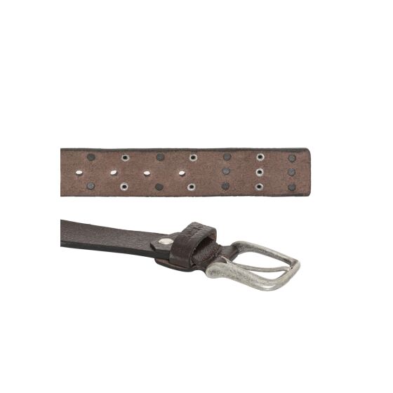 Redbridge Mens genuine leather belt with studs Studded belt