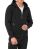 Red Bridge Herren Pullover Kapuzenpullover mit Reißverschluss Schwarz S