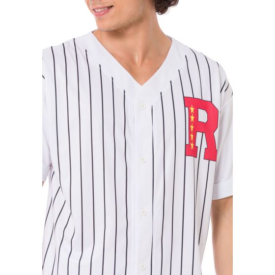 Red Bridge Mens Jersey T-Shirt White-Black S