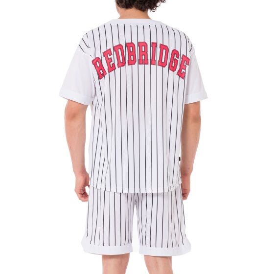 Red Bridge Mens Baseball Jersey and Shorts Set