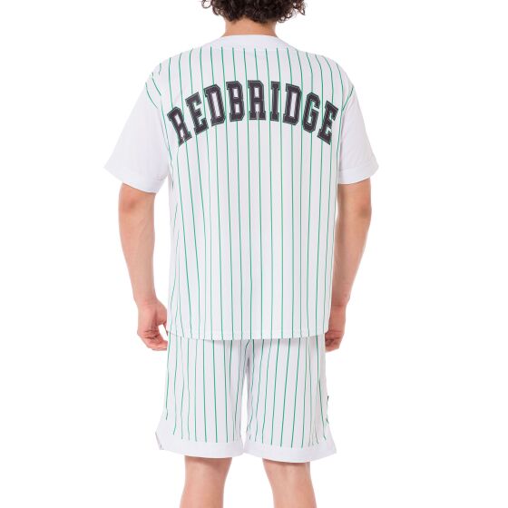 Red Bridge Mens Baseball Jersey and Shorts Set