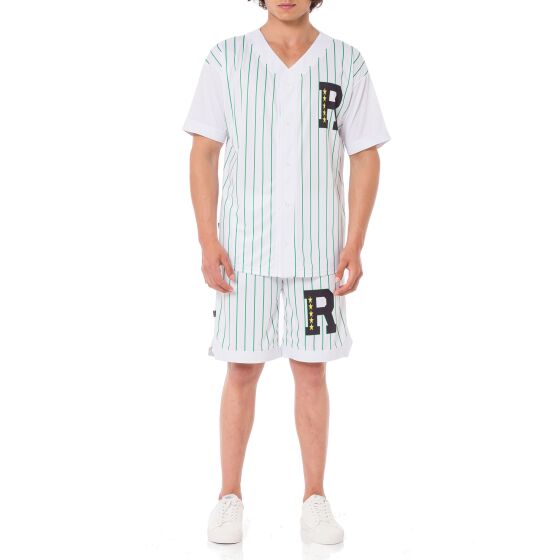 Red Bridge Herren Set Baseball Trikot und Shorts