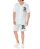 Red Bridge Mens Baseball Jersey and Shorts Set