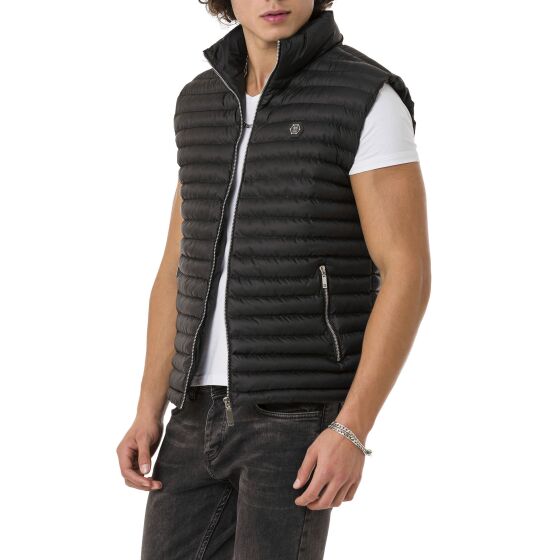 Red Bridge Mens Vest with Detachable Hooded High Collar...