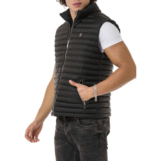 Red Bridge Mens vest with stand-up collar Bubble Vest