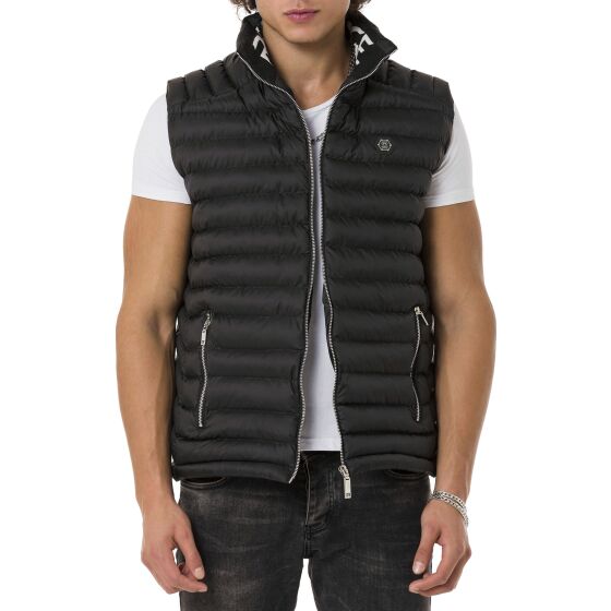 Red Bridge Mens vest with stand-up collar Bubble Vest