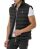 Red Bridge Mens Waistcoat with Big Bubble Zipper Collar Print